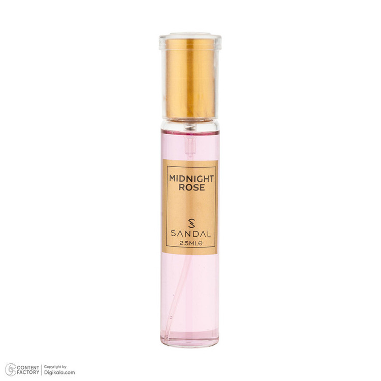 عطر جیبی زنانه صندل مدل MIDNIGHT ROSE ب حجم 25 میلیلیتر