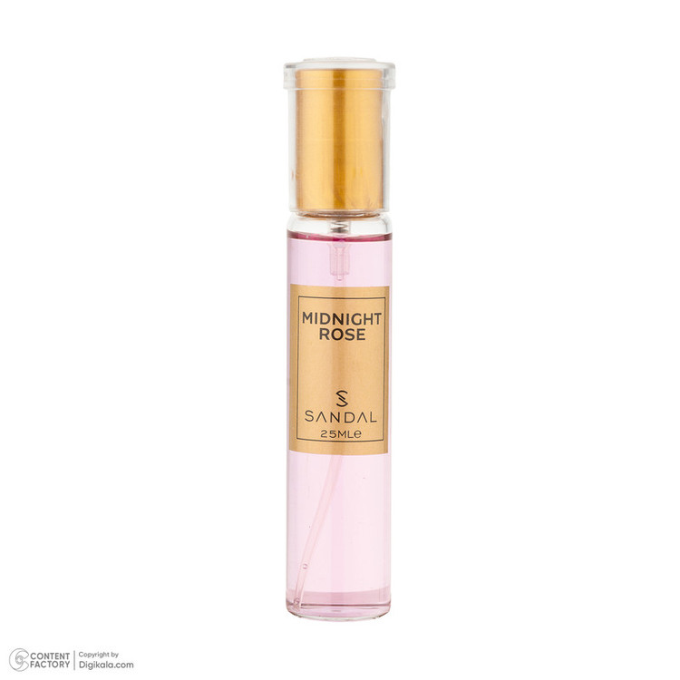 عطر جیبی زنانه صندل مدل MIDNIGHT ROSE ب حجم 25 میلیلیتر