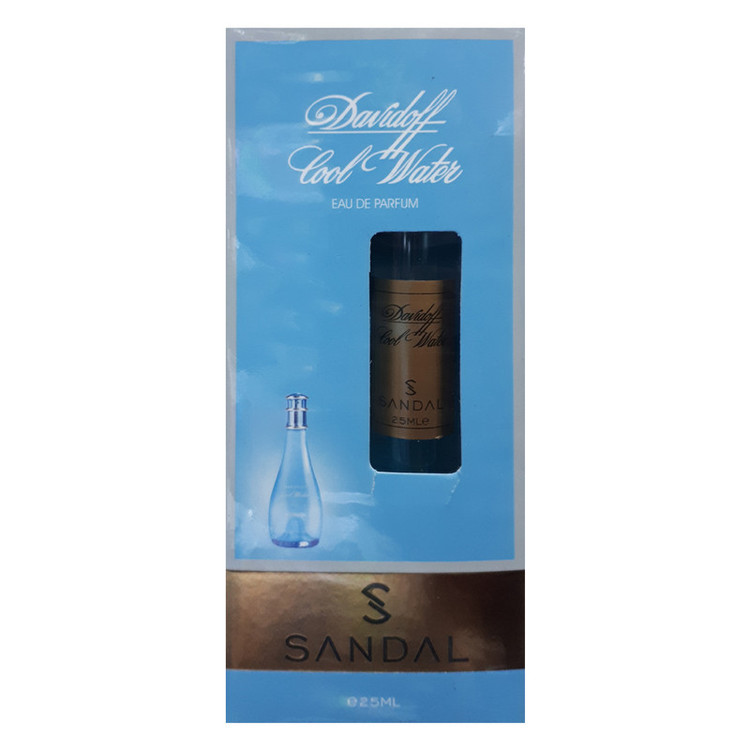 عطر جیبی صندل مدل DAVIDOFF COOL WATER حجم 25 میلی لیتر