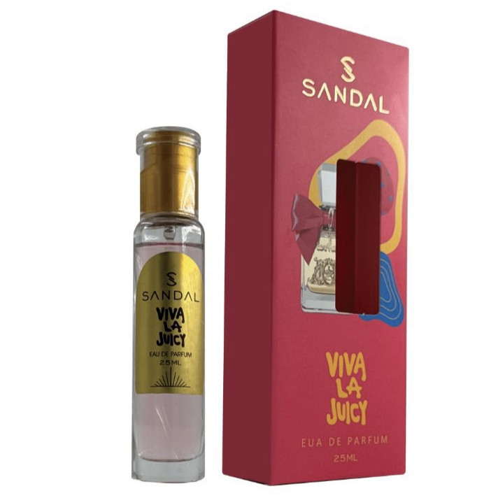 عطر جیبی زنانه صندل مدل ویوا لا جوسی با رایحه شیرین حجم ۲۵ میلیلیتر