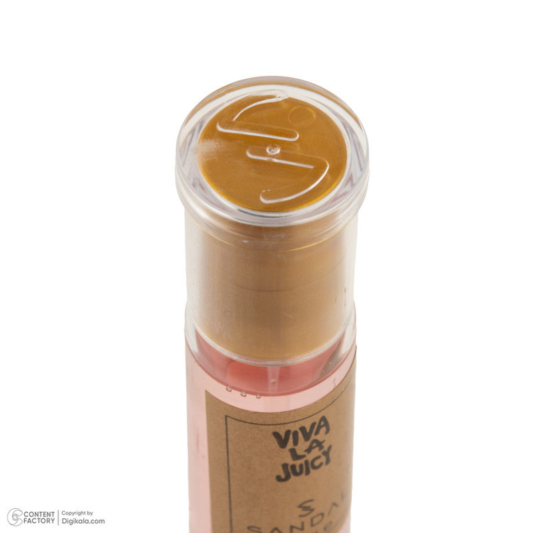 عطر جیبی زنانه صندل مدل VIVALA JUICY با رایحه شیرین، خوراکی، طبیعت، گلی حجم 25 میلیلیتر