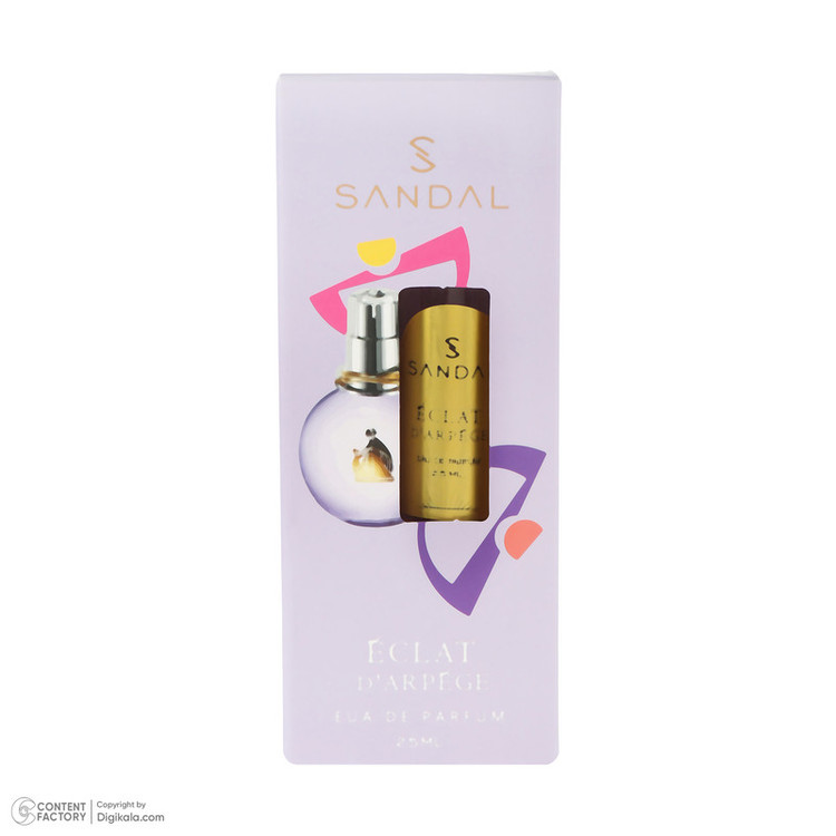 عطر جیبی زنانه صندل مدل Eclat با رایحه گرم حجم 25 میلیلیتر
