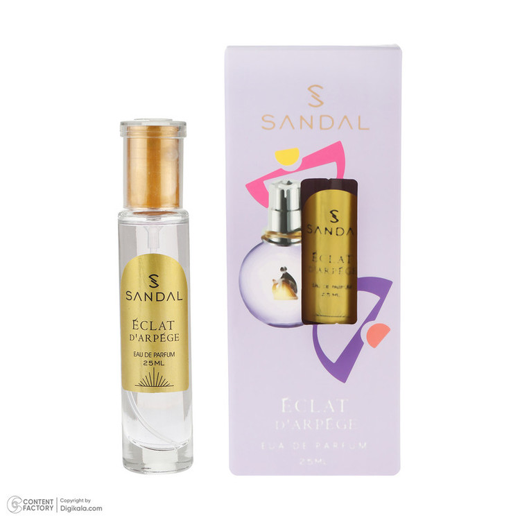 عطر جیبی زنانه صندل مدل Eclat با رایحه گرم حجم 25 میلیلیتر