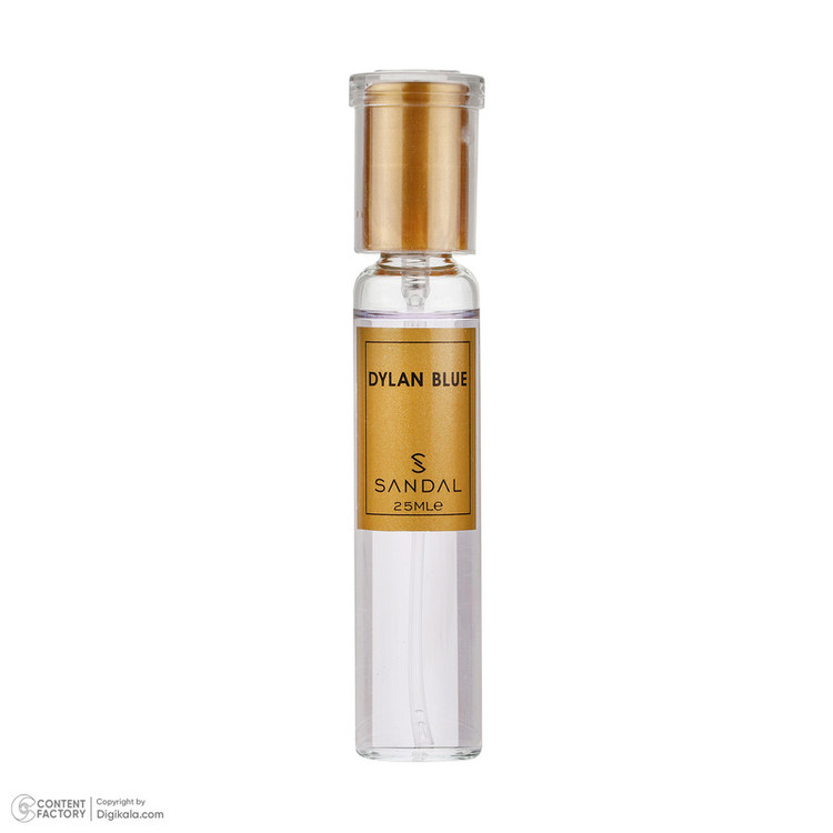 عطر جیبی زنانه صندل مدل Dylan blue با رایحه خنک حجم 25 میلیلیتر