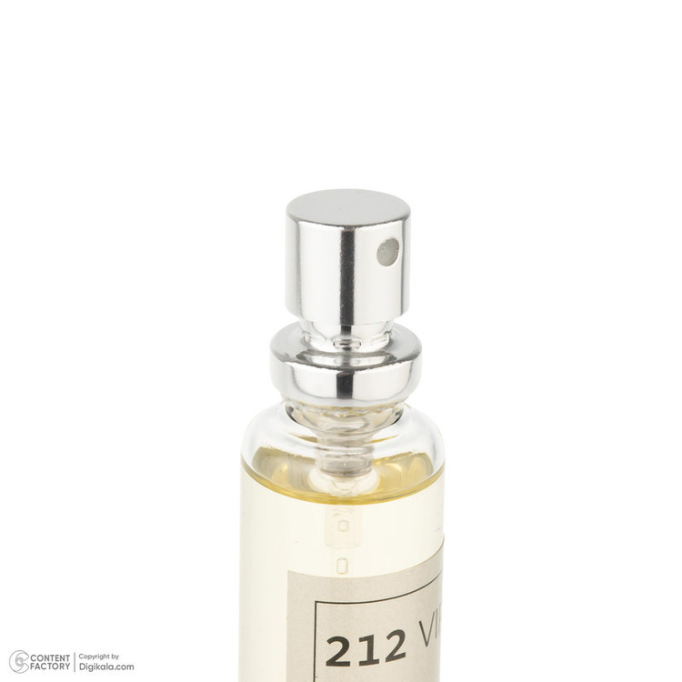 عطر جیبی مردانه صندل مدل 212vip با رایحه تند، تلخ، گرم، خوراکی، طبیعت، شرقی حجم 25 میلیلیتر