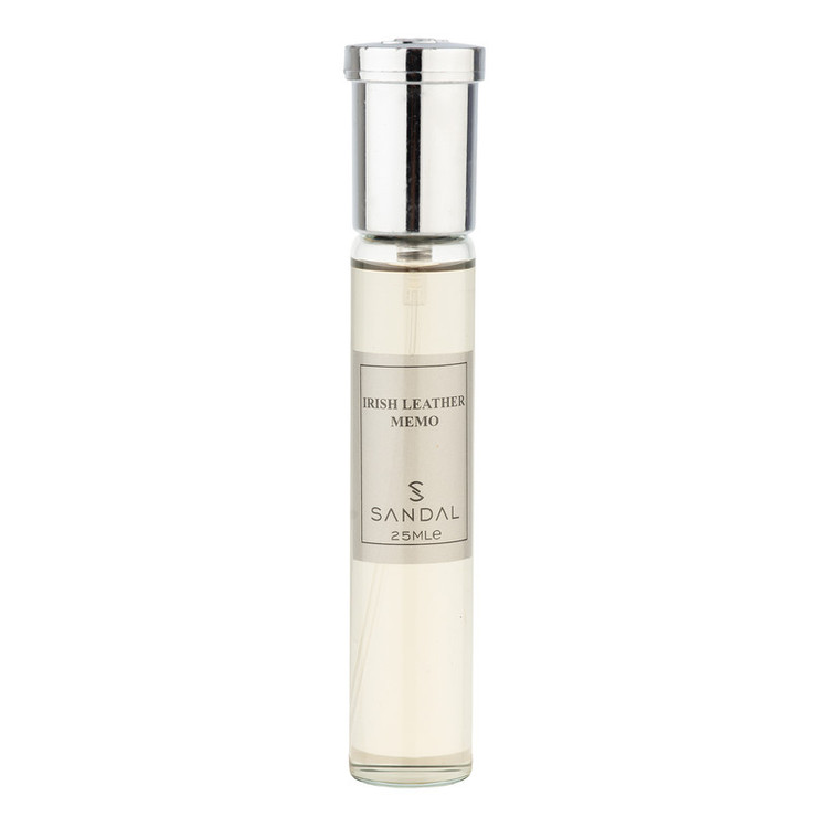 عطر جیبی مردانه صندل مدل ممو آیریش لدر با رایحه تلخ حجم ۲۵ میلیلیتر