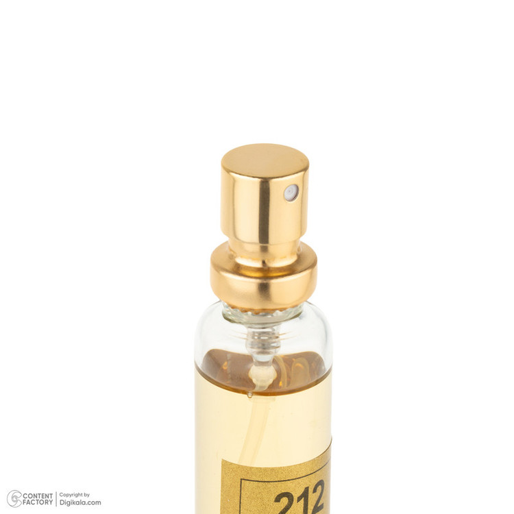 عطر جیبی زنانه صندل مدل 212 VIP WOMEN با رایحه گرم، خوراکی، طبیعت، شرقی، گلی حجم 25 میلیلیتر