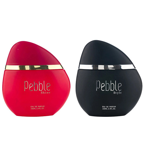 ست ادو پرفیوم مردانه ماریاژ مدل pebble style با رایحه تلخ حجم 100 میلی لیتر و ادوپرفیوم زنانه ماریاژ مدل Pebble Shine با رایحه شیرین حجم 100 میلیلیتر