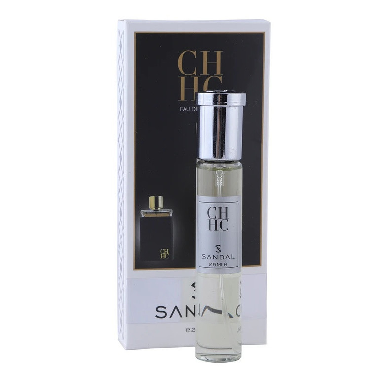 عطر جیبی مردانه صندل مدل مولکول سیلورسنت سی اچ وایکینگ با رایحه تلخ حجم 25 میلیلیتر مجموعه 4 عددی