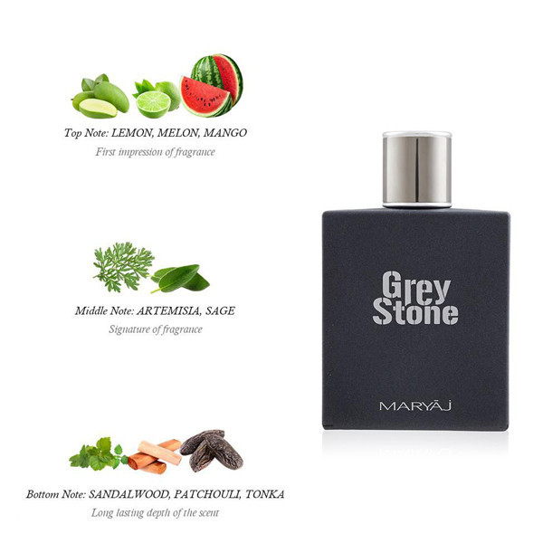 ست ادو پرفیوم مردانه ماریاژ مدل Grey Stone با رایحه تلخ حجم 100 میلی لیتر و ادوپرفیوم زنانه ماریاژ مدل IVORY با رایحه گرم حجم 100 میلیلیتر