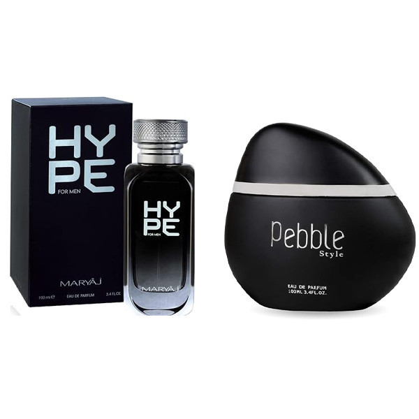 ست ادو پرفیوم مردانه ماریاژ مدل pebble style با رایحه تلخ حجم 100 میلی لیتر و ادو پرفیوم مردانه ماریاژ مدل Hype با رایحه تلخ حجم 100 میلی لیتر